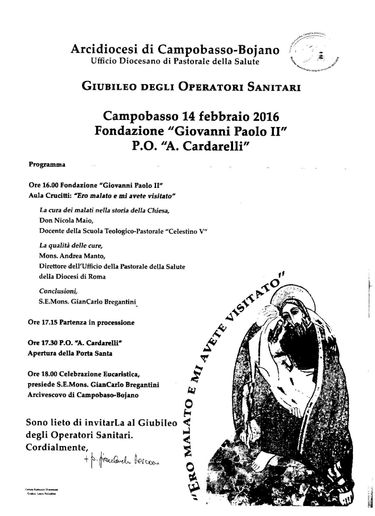 Giubileo Operatori Sanitari